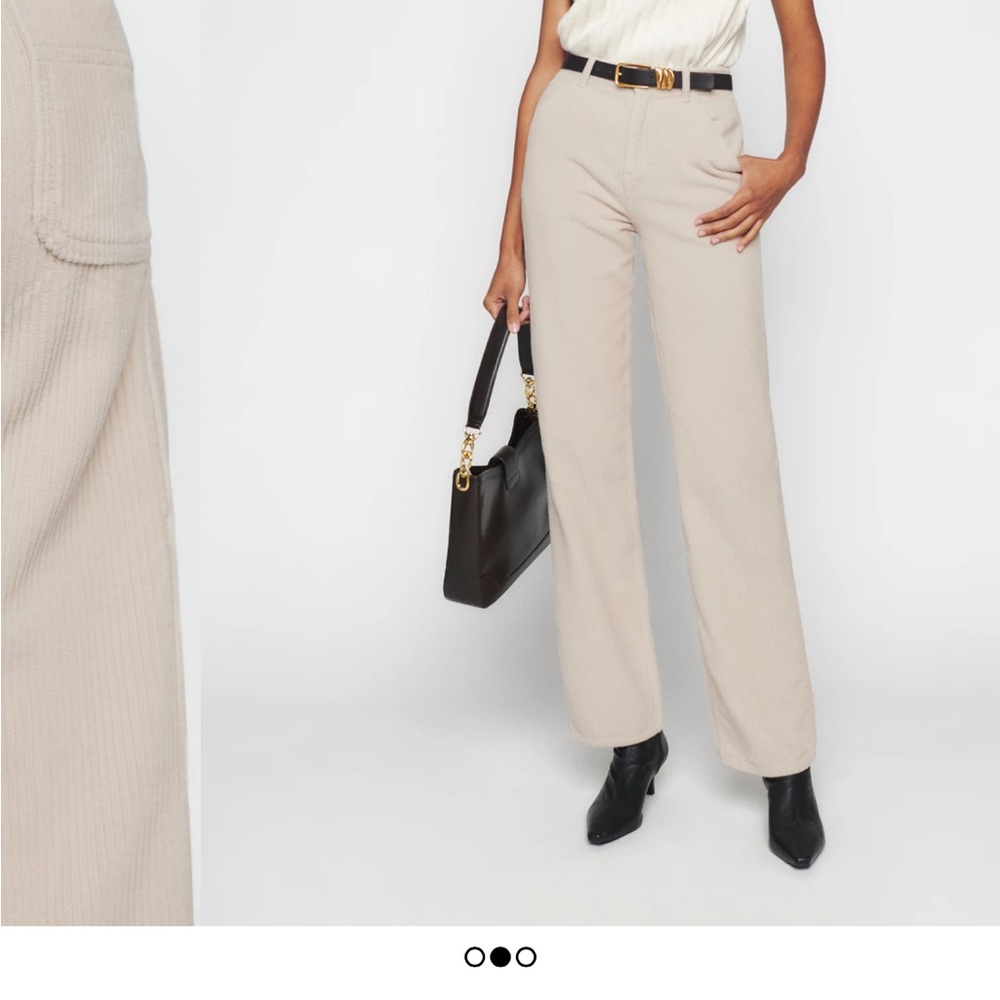 Reformation wilder jeans in corduroy